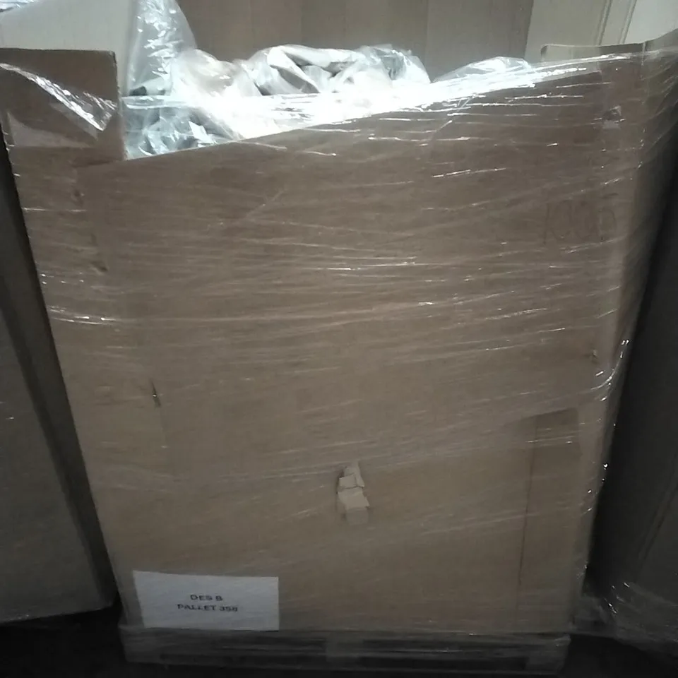 A PALLET CONTAINING APPROXIMATELY 100 BRAND NEW DESIGNER WOMEN'S CLOTHES WHICH INCLUDE; JD WILLIAMS DRESSES, COATS ETC