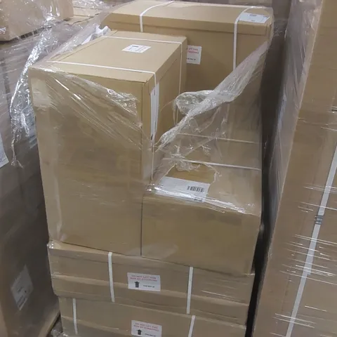 PALLET CONTAINING A LARGE QUANTITY OF ASSORTED BATHROOM FURNITURE PARTS INCLUDING: CALYPSO BASE CARCASSES ECT