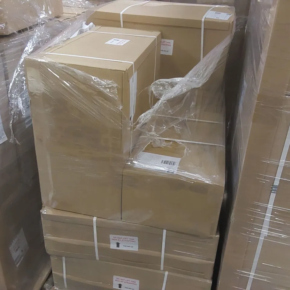 PALLET CONTAINING A LARGE QUANTITY OF ASSORTED BATHROOM FURNITURE PARTS INCLUDING: CALYPSO BASE CARCASSES ECT