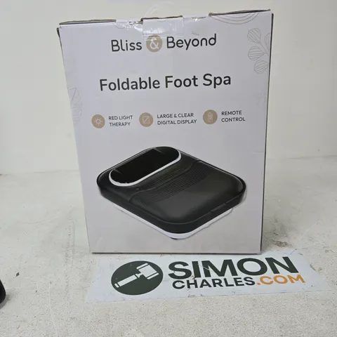 BLISS & BEYOND FOLDABLE FOOT SPA