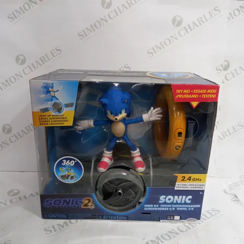 BOXED SONIC THE HEADHOG 2 SPEED RC VEHICLE