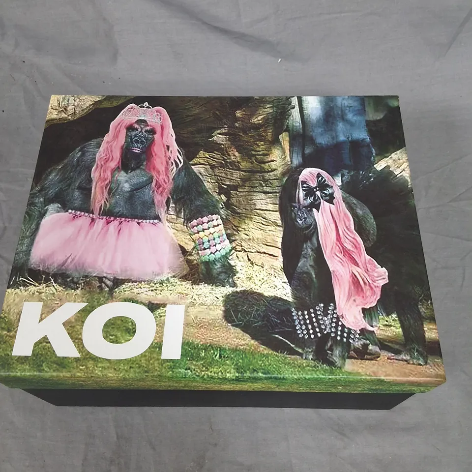 BOXED KOI NIGHTFALL HARDWARE PLATFORM MARY JANE'S IN BLACK - UK 6