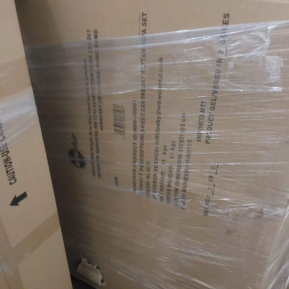 PALLET CONTAINING A LARGE QUANTITY OF ASSORTED GARDEN FURNITURE PARTS