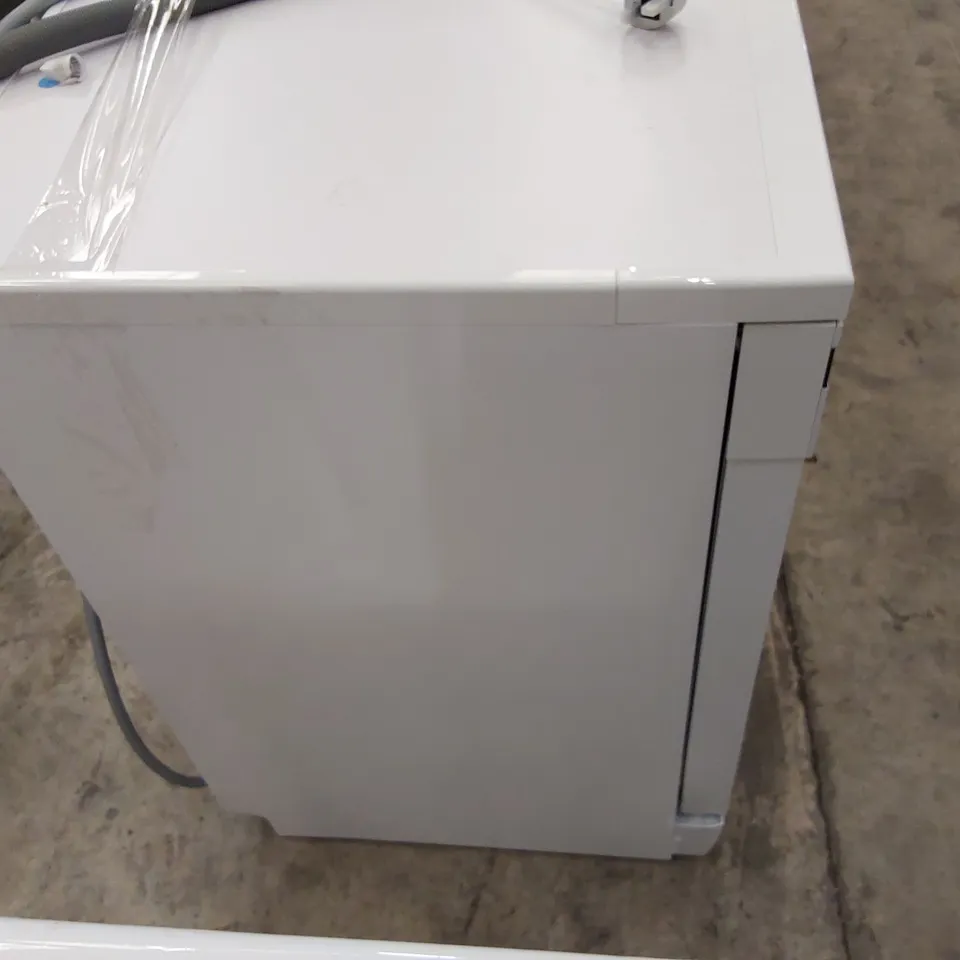 COMFEE' FREESTANDING DISHWASHER FD1435E-W WITH 14 PLACE SETTINGS, FULL SIZE, 44DB, WIDE LED DISPLAY, DELAY START, HALF LOAD FUNCTION, FLEXIBLE RACKS, WHITE