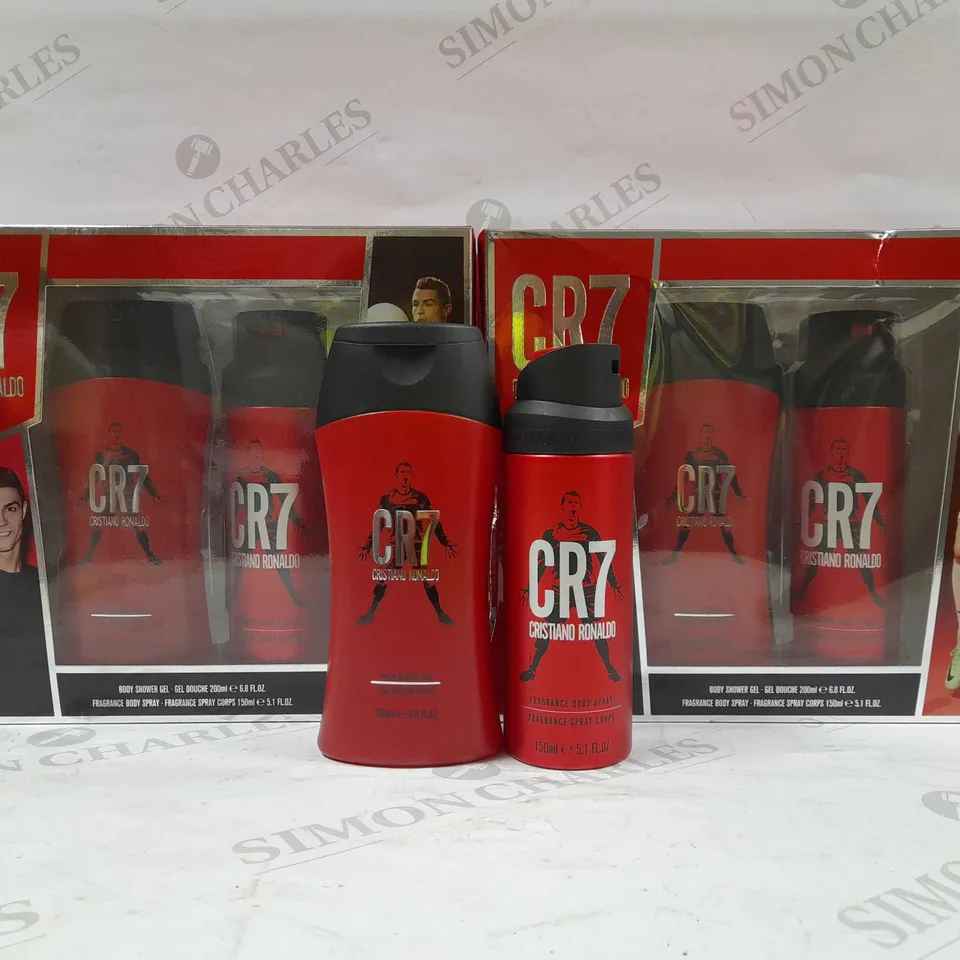 BOX OF APPROX 4 CRISTIANO RONALDO CR7 GIFT SET 200ML SHOWER GEL + 150ML BODY SPRAY