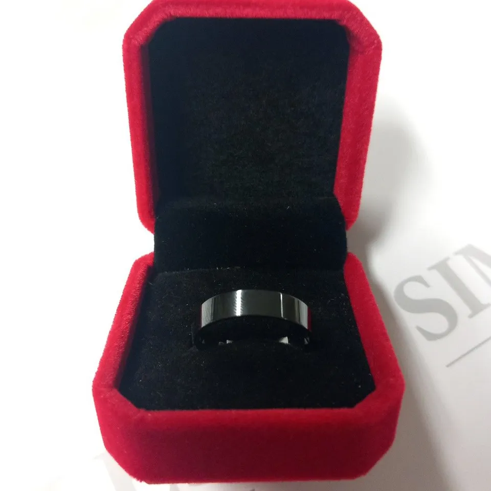 BERING BLACK CERAMIC RING SIZE 7