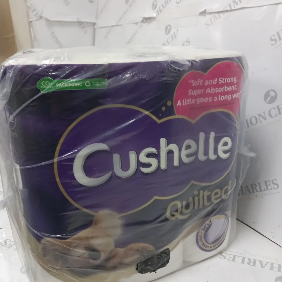 CUSHELLE QUILTED 9 ROLL TOILET ROLL TISSUE PAPER 45 ROLLS