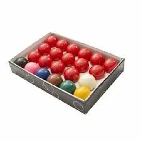 BOXED FULL SIZE REGULATION 22 SNOOKER BILLIARD BALL SET 2 1/16"