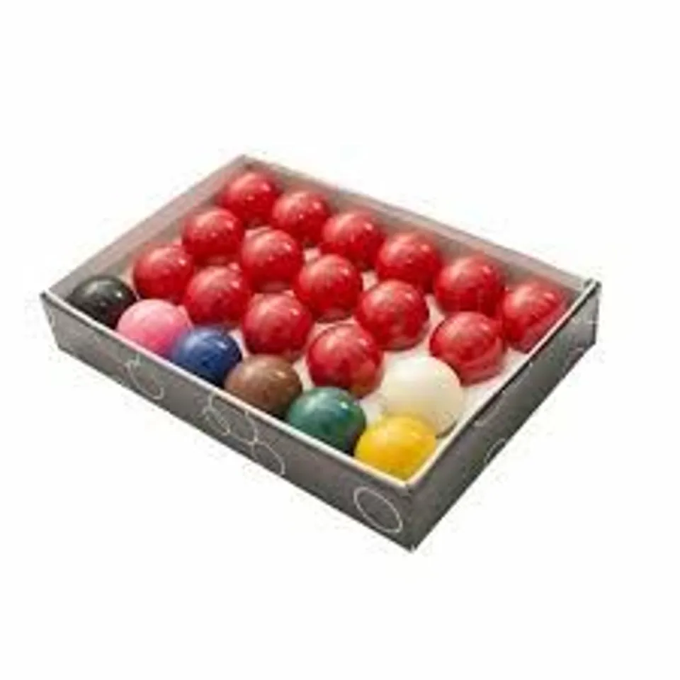 BOXED FULL SIZE REGULATION 22 SNOOKER BILLIARD BALL SET 2 1/16"