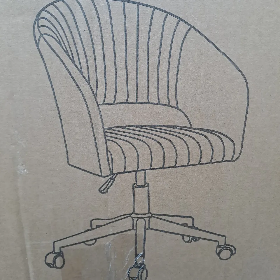SOLAR OFFICE CHAIR WITH WHEELS IN SLATE GREY