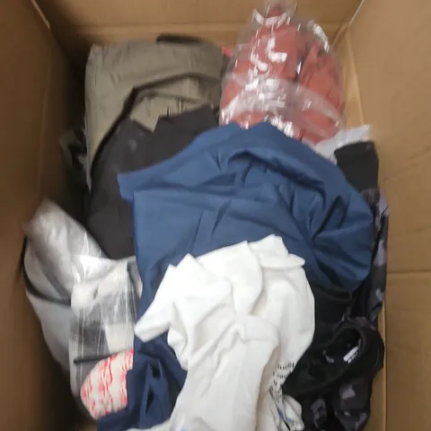 APPROXIMATELY 20 ASSORTED CLOTHING ITEMS IN VARIOUS SIZES, STYLES AND COLOURS