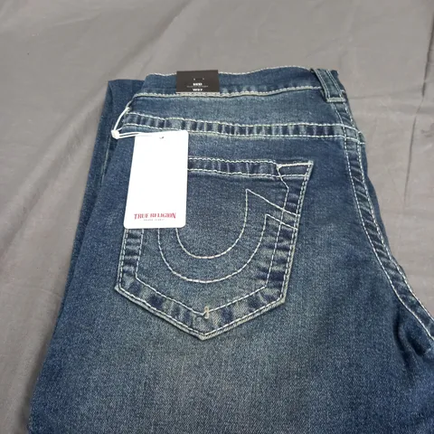 TRUE RELIGION RICKI MR RELAXED JEANS - SIZE 27