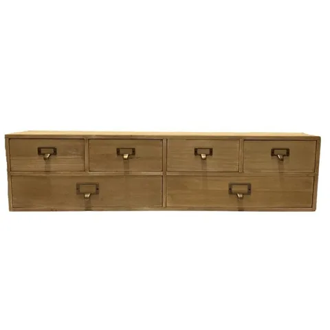 BOXED DEKALB WOOD DESK ORGANISERS WITH DRAWERS (1 BOX)