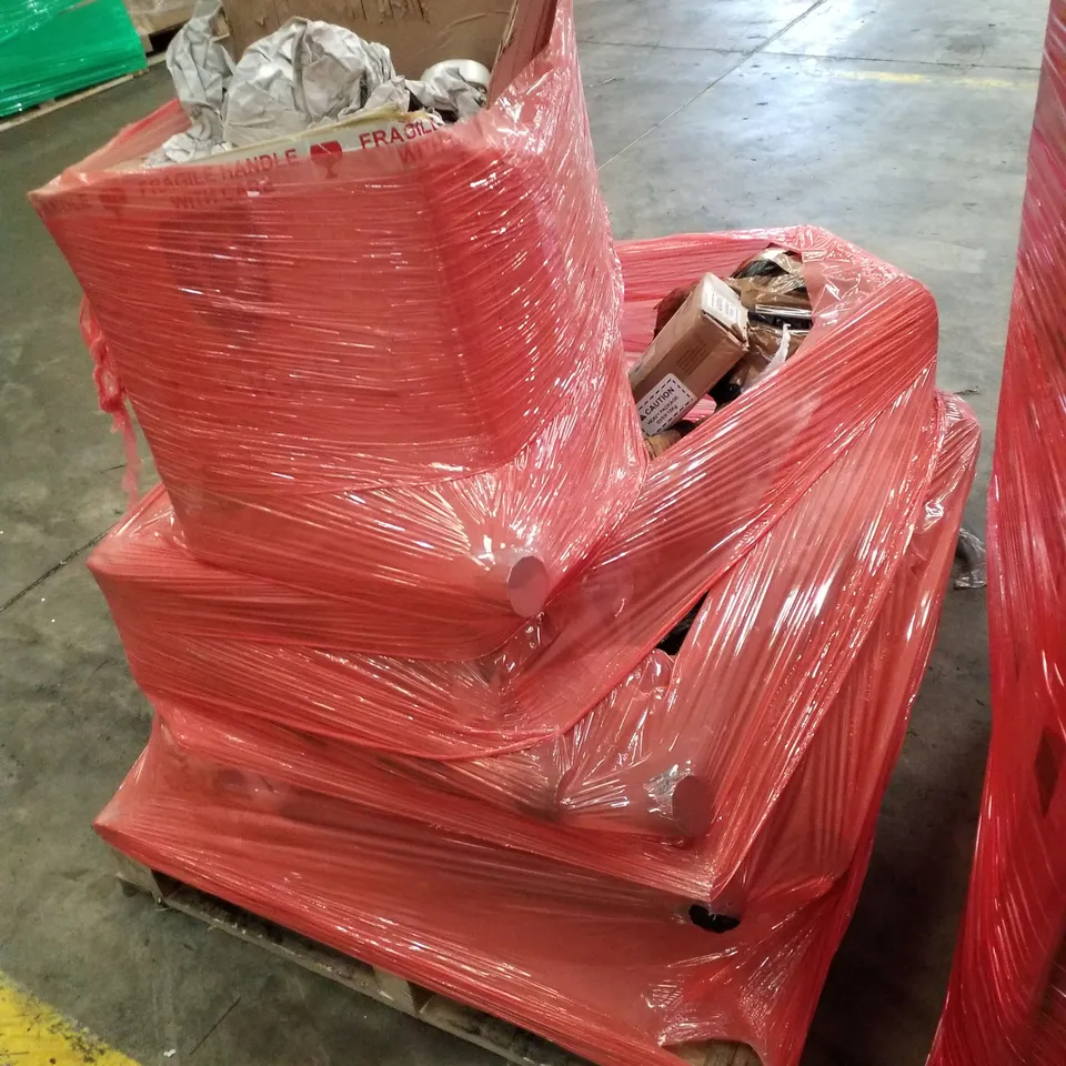 PALLET CONTAINING ASSORTED PRODUCTS INCLUDING PROIRON 10KG WEIGHT PLATES, EXERCISE BKIE  