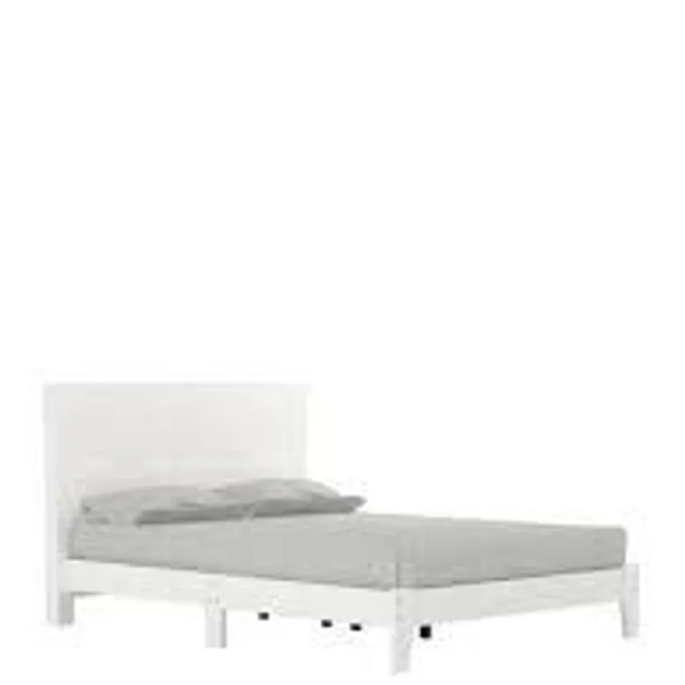 BOXED CAMBERLEY KING BED, WHITE (1 BOX)