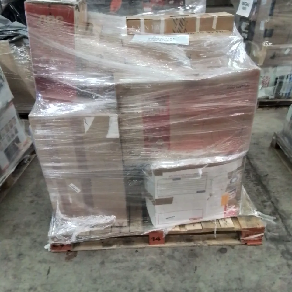 PALLET OF APPROXIMATELY 18 UNPROCESSED RAW RETURN HOUSEHOLD AND ELECTRICAL GOODS TO INCLUDE;