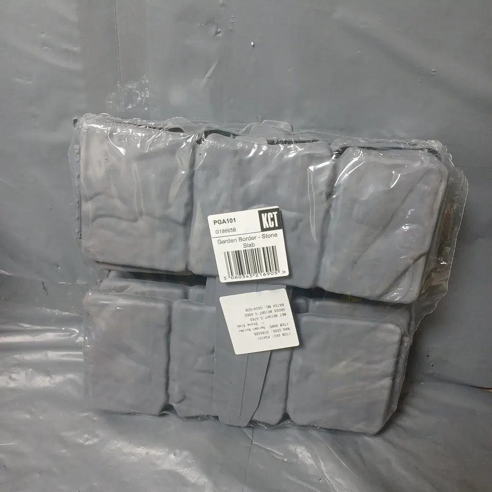 KCT DIRECT GARDEN BORDER FAUX STONE SLAB DECOR PIECES