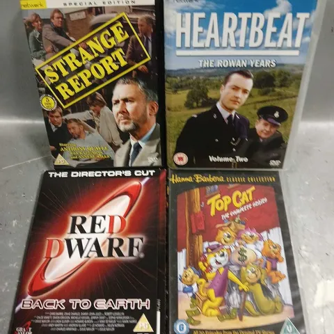 APPROXIMATELY 15 ASSORTED DVD SERIES BOX SETS & MOVIES TO INCLUDE LOVEJOY, TOP CAT, HEARTBEAT ETC 