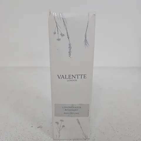 VALENTTE LONDON LEMONGRASS & ROSEMARY REED DIFFUSER