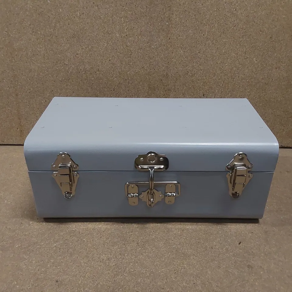 DESIGNER METAL STORAGE TRUNK 