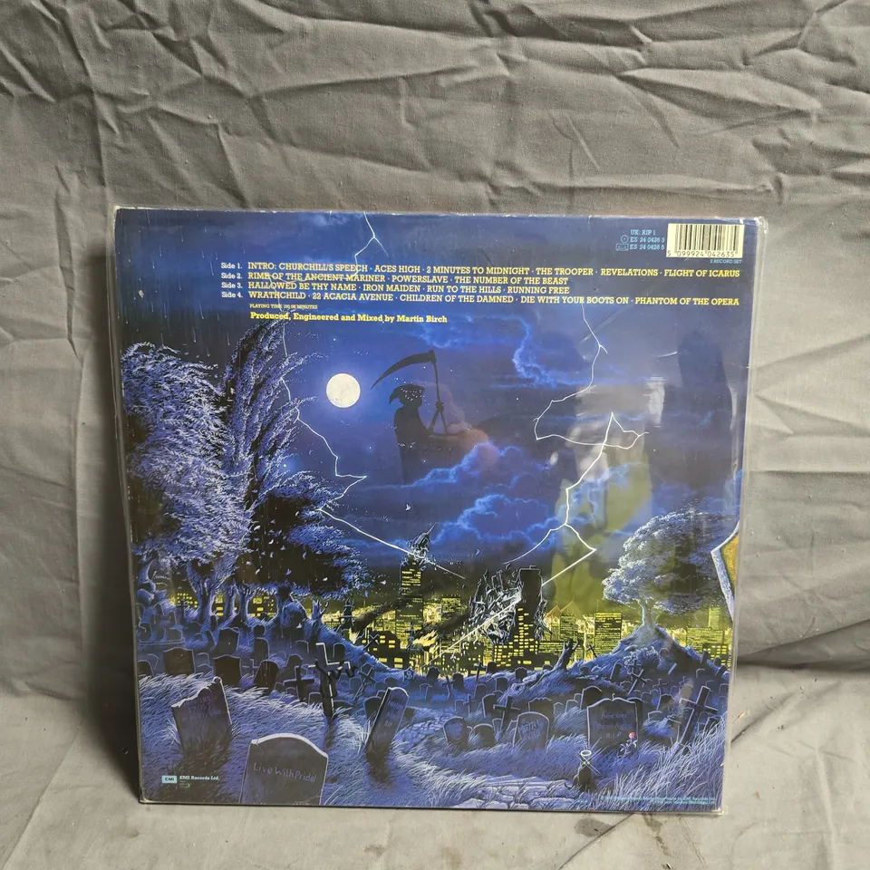 IRON MAIDEN – LIVE AFTER DEATH VINYL LP