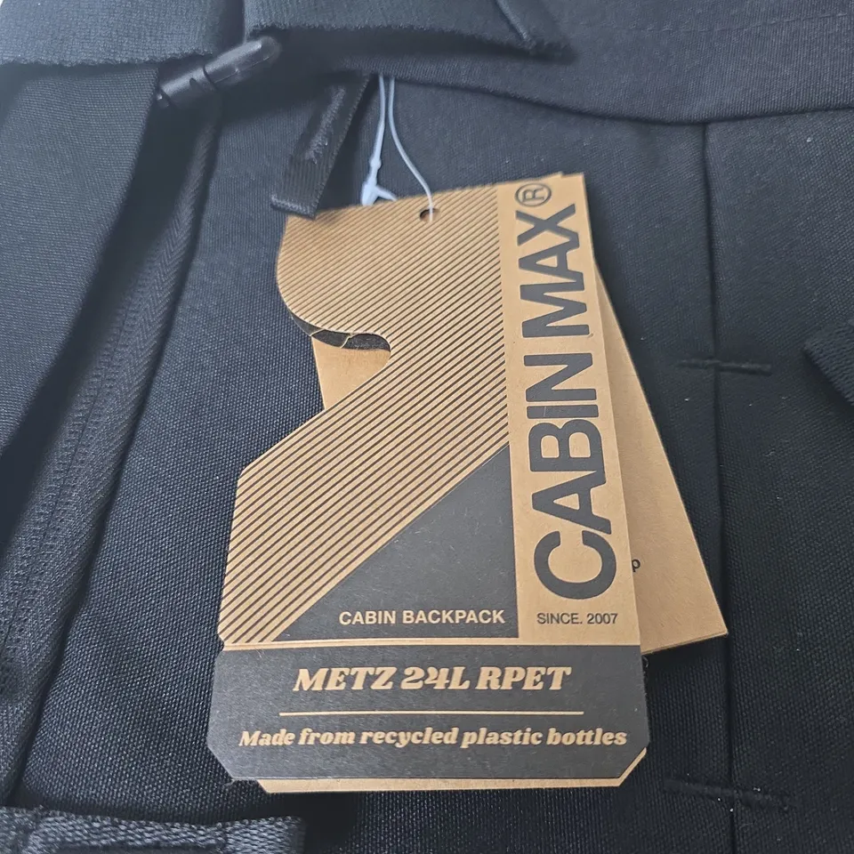 CABIN MAX METZ 24L RPET CABIN BACKPACK – BLACK