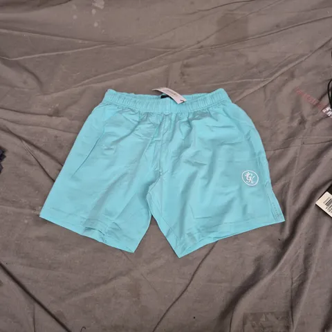 GK PRO JERSEY SHORTS – AQUA SKY, MEN'S SIZE M 