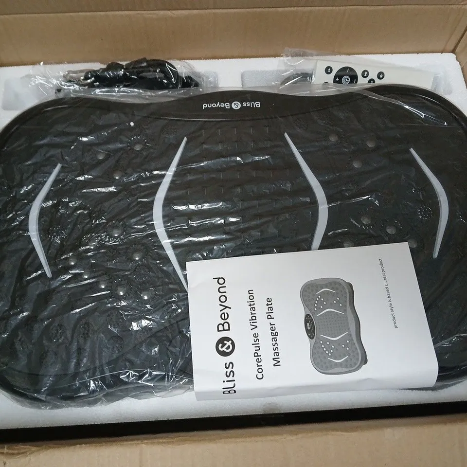 BOXED BLISS & BEYOND COREPULSE VIBRATION MASSAGER PLATE