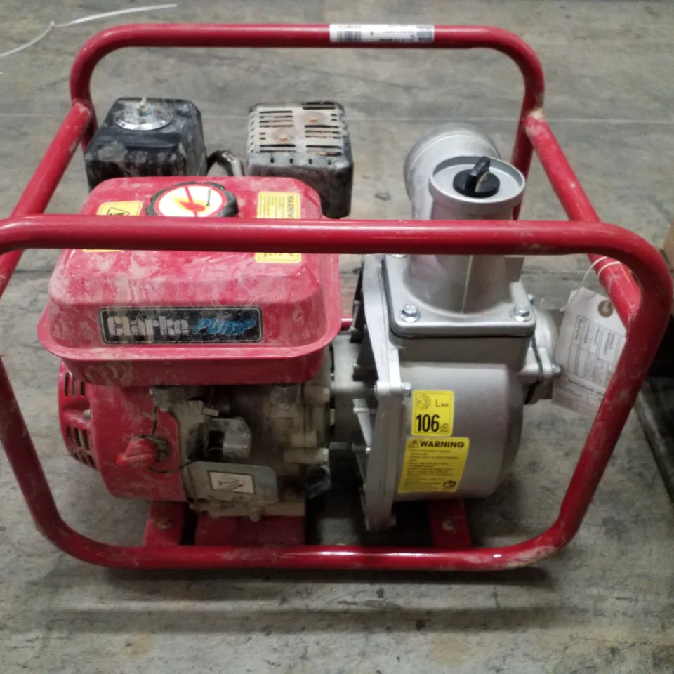 CLARKE PW80A 3" PETROL POWERED WATER PUMP