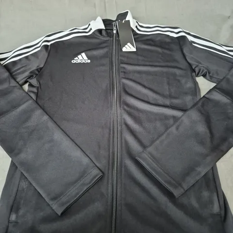 ADIDAS LOGO FULL ZIP JACKET SIZE XS