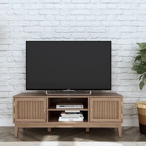 BOXED TV STAND FOR TVS UP TO 65" OAK