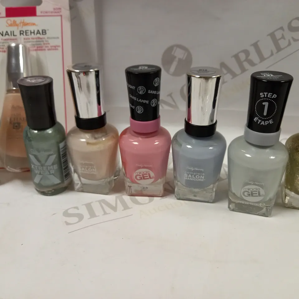 SALLY HANSON BUMPER POLISH SET APPROX. 20 ITEMS 