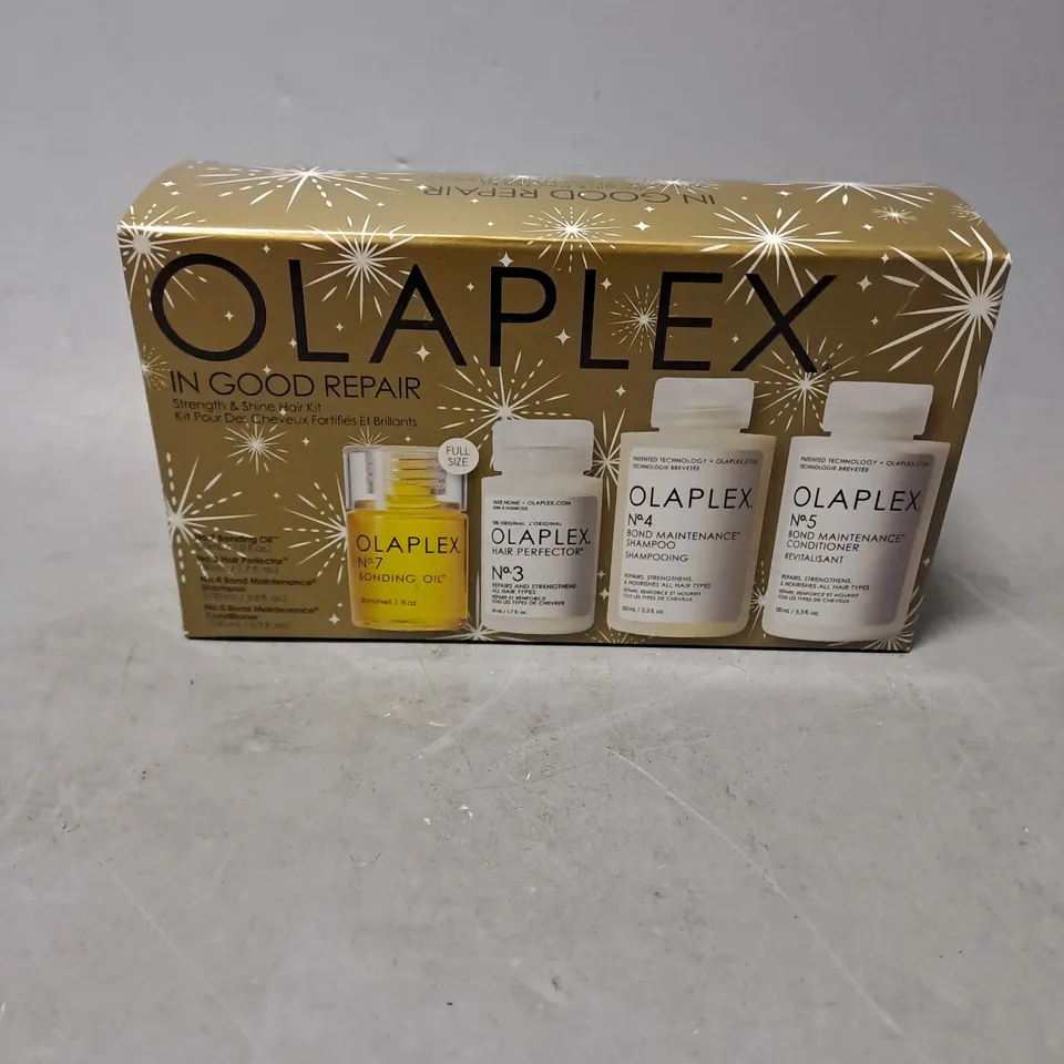 BOXED OLAPLEX IN GOOD REPAIR STRENGTH & SHINE HAIR KIT