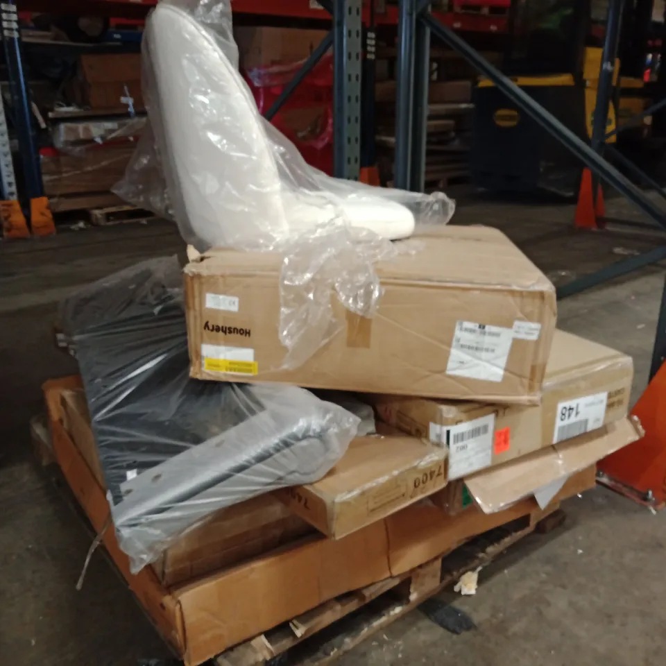 PALLET OF INCOMPLETE FURNITURE AND PARTS