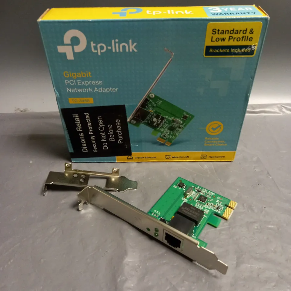 BOXED TP-LINK PCI EXPRESS NETWORK ADAPTER 