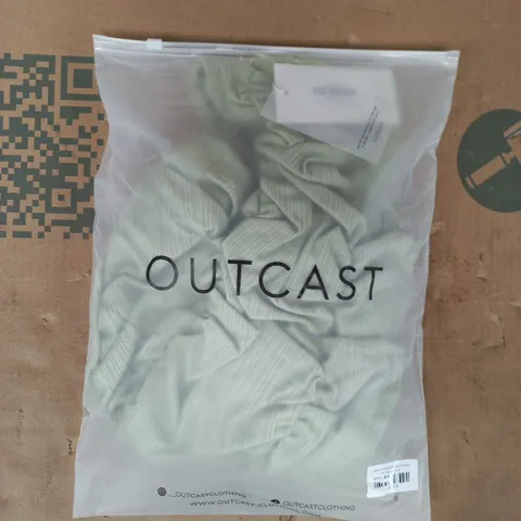 BAGGED OUTCAST ADAI MINI DRESS IN SAGE SIZE SMALL
