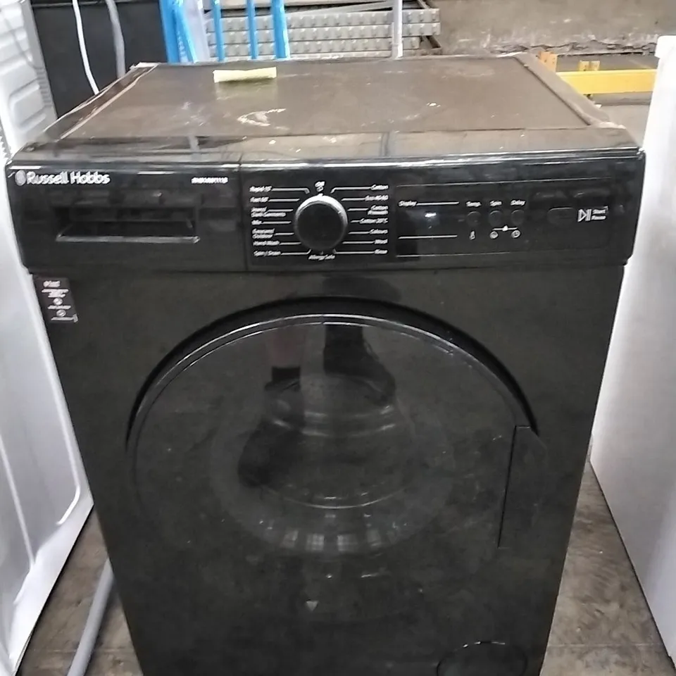 RUSSEL HOBBS RH814W111B FREESTANDING WASHING MACHINE 8KG BLACK 
