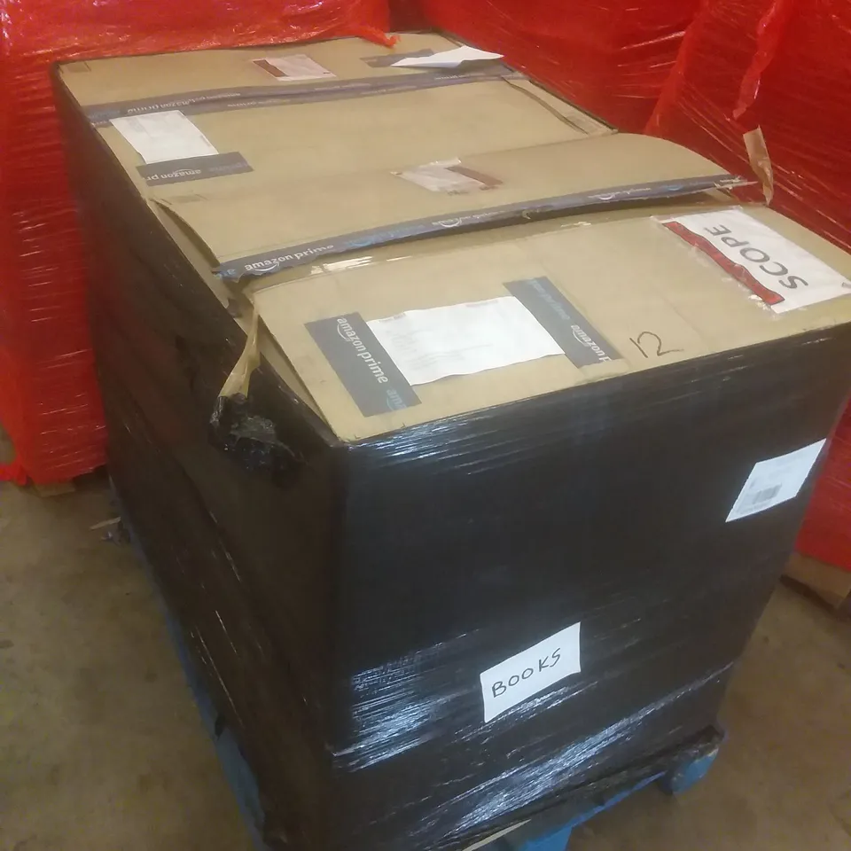 PALLET OF ASSORTED BOOKS INCLUDING KIDS BOOKS, RECIPE BOOKS, ACTIVITY BOOKS