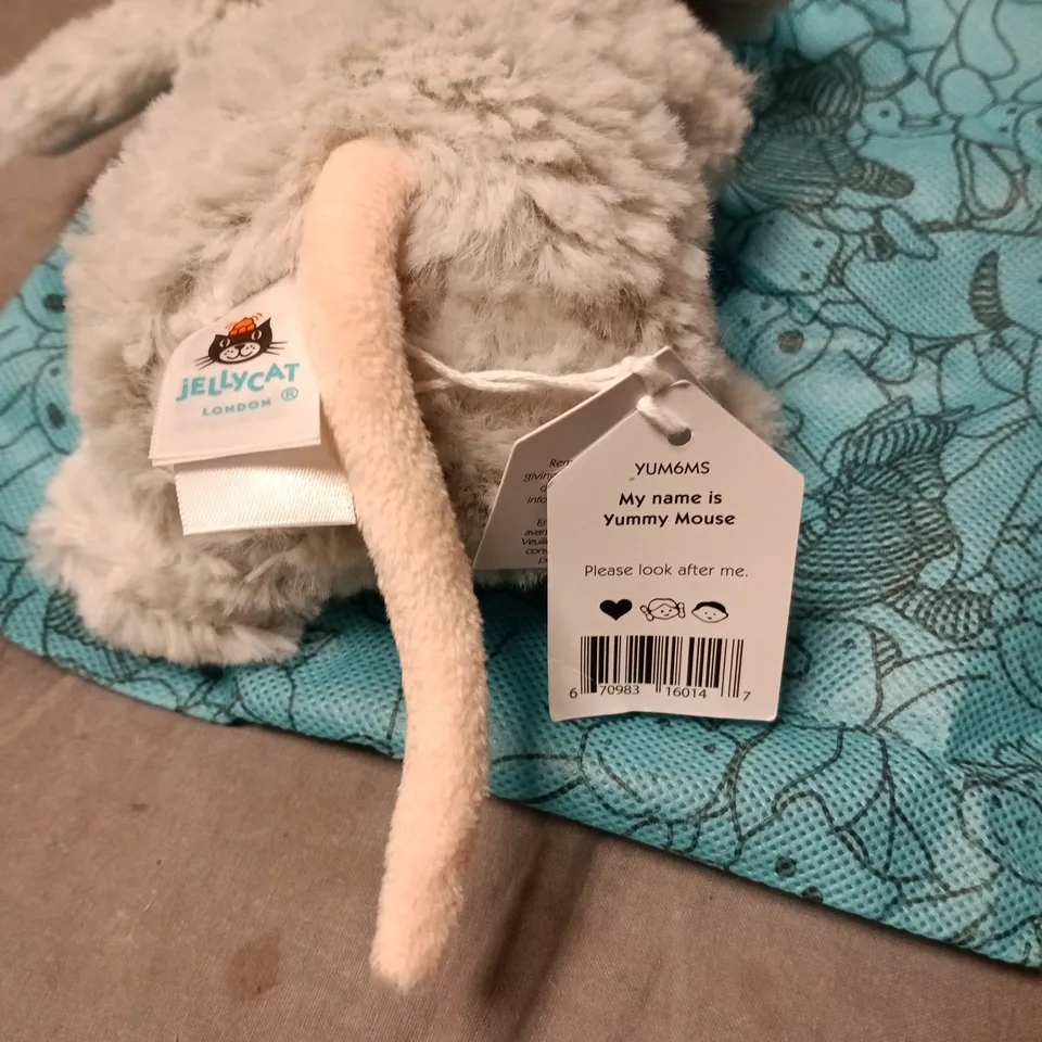 JELLYCAT LONDON YUMMY MOUSE PLUSH TOY