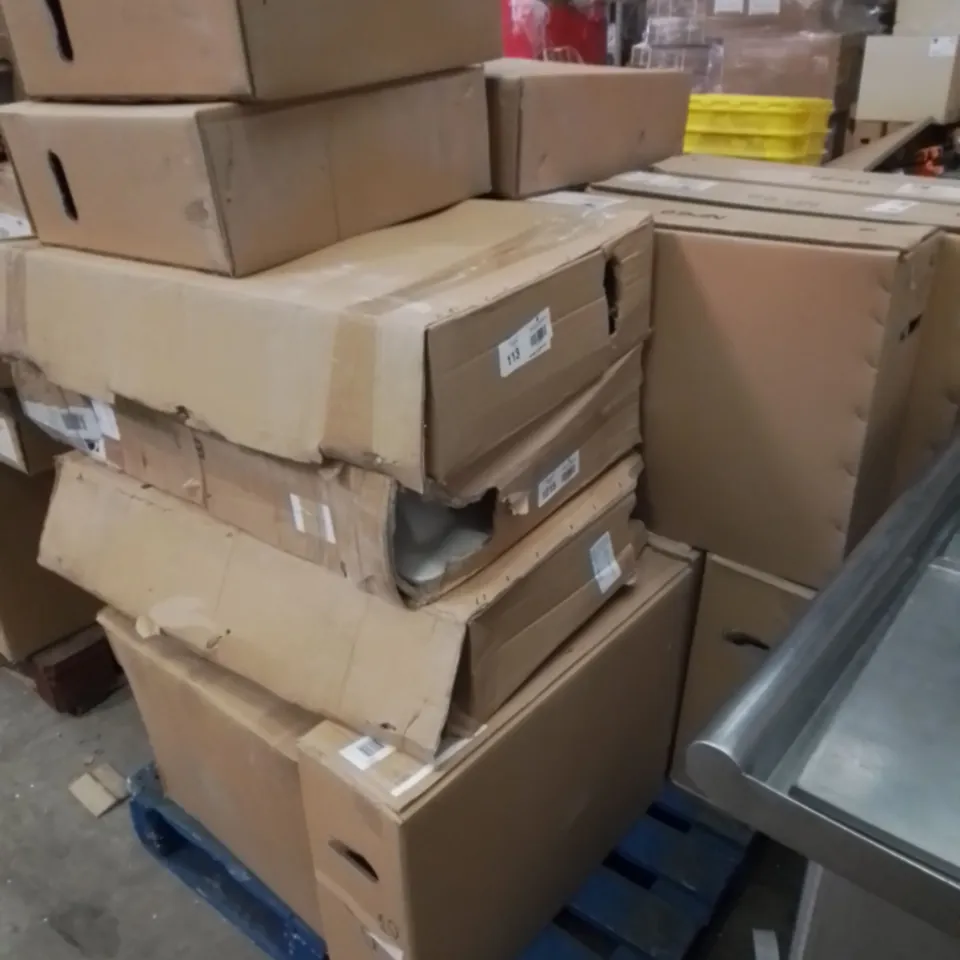 PALLET TO CONTAIN A LARGE ASSORTMENT OF BATHROOM VANITY BASINS