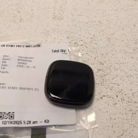 FITBIT SENSE GRAPHITE – BODY ONLY (NO STRAP)