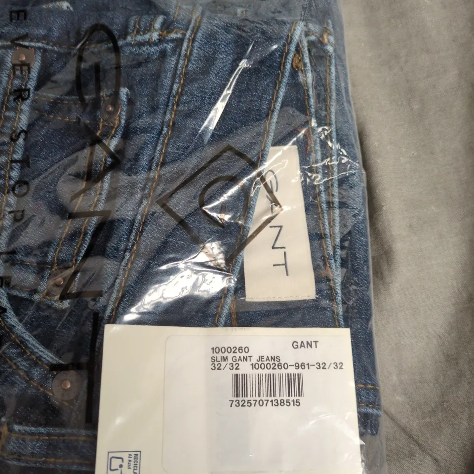 GANT SLIM JEANS FOR MEN – UK 32/32, SEALED IN PACKAGING