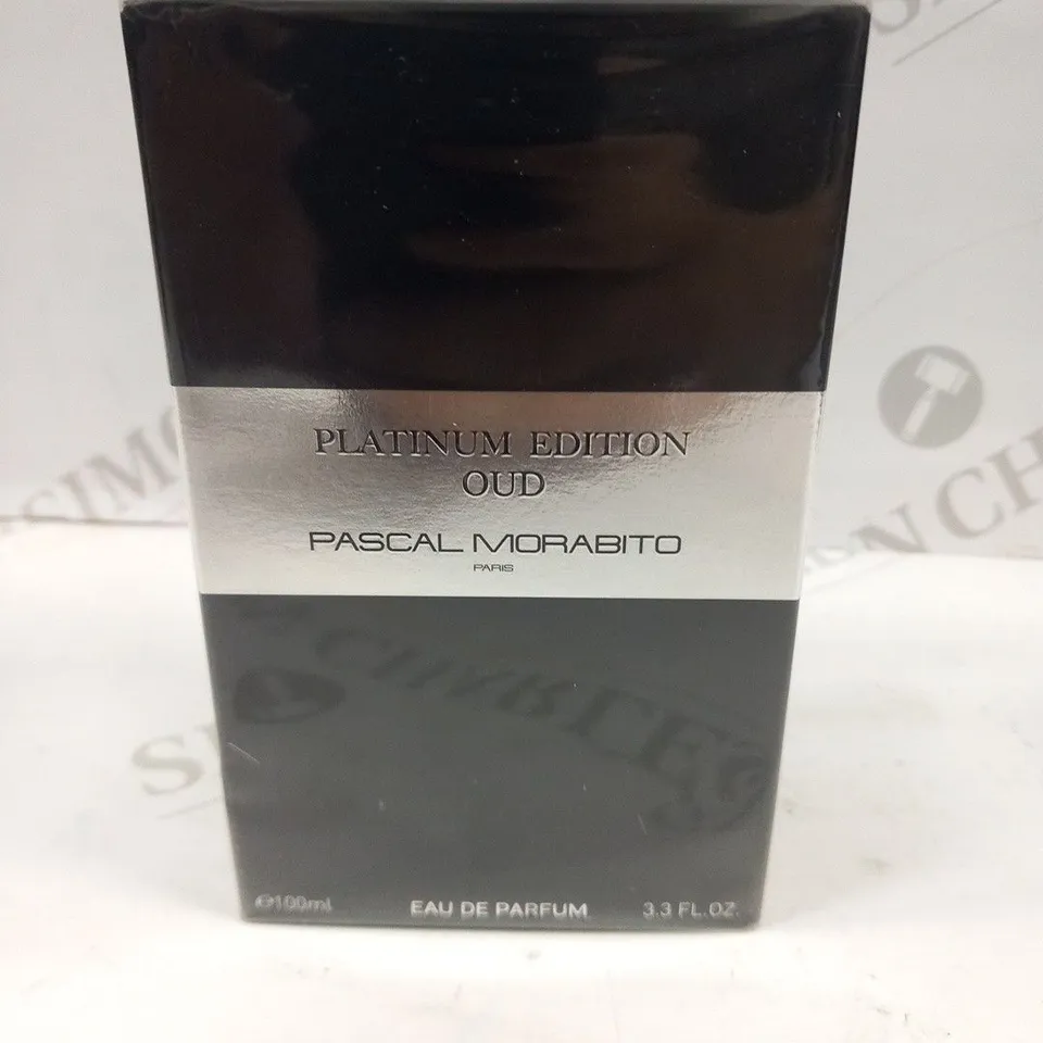 BOXED AND SEALED PLATINUM EDITION OUD PASCAL MORABITO PARIS EAU DE PARFUM 100ML