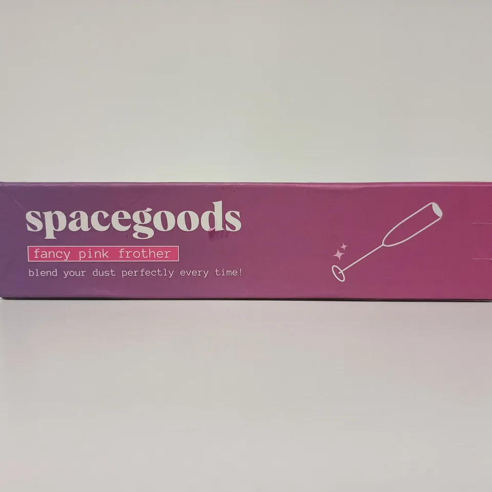 BOXED SPACEGOODS FANCY PINK FROTHER