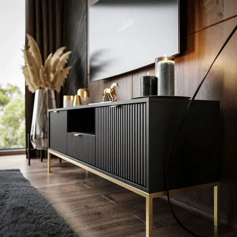 BOXED FAIRMONT PARK TV-CABINET LEENA 154cm (2 BOXES)