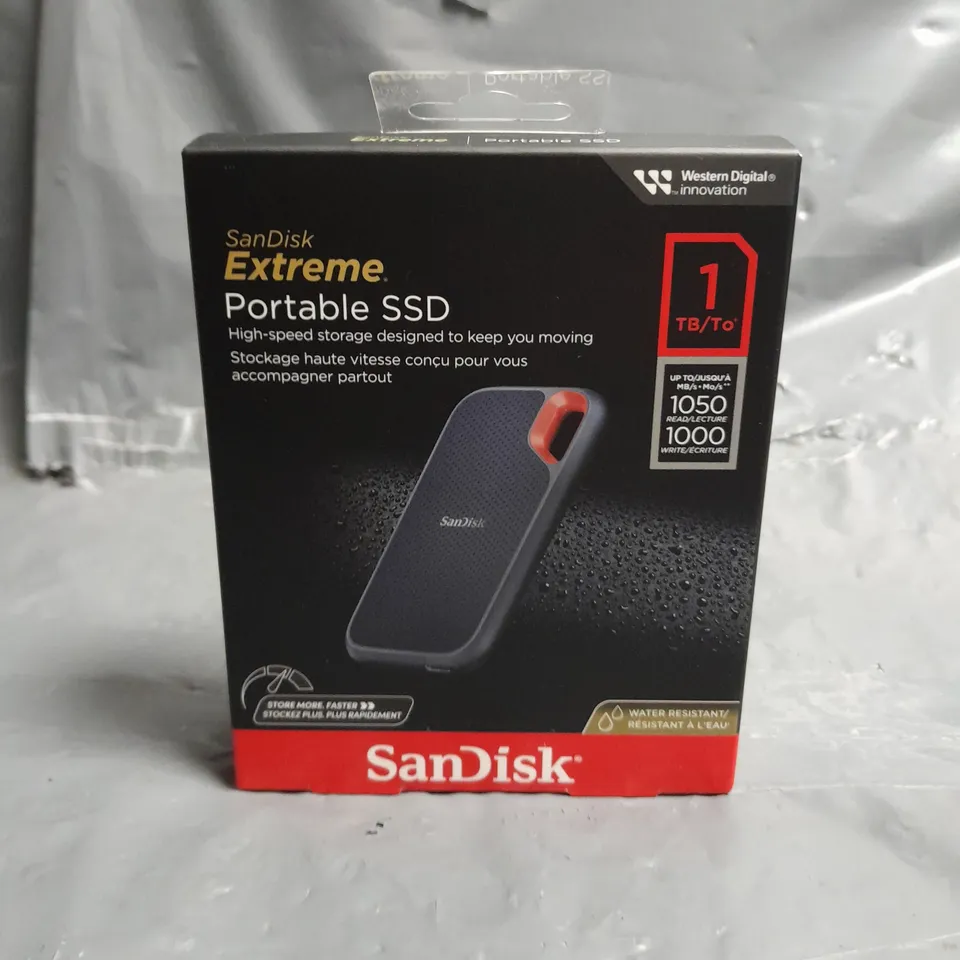 SEALED SANDISK EXTREME PORTABLE SSD 1TB