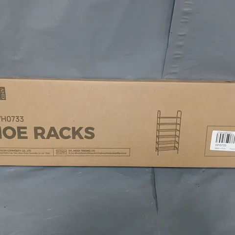 BOXED LIVING & HOME SHOE RACKS IN BLACK (WH0733)