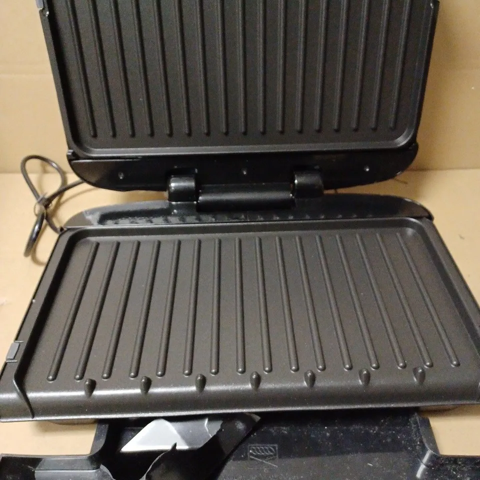 GEORGE FOREMAN MEDIUM REMOVABLE PLATES GRILL, BLACK [24330]