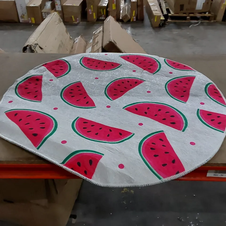CHILAI HOME ROUND WATERMELON BATHMAT