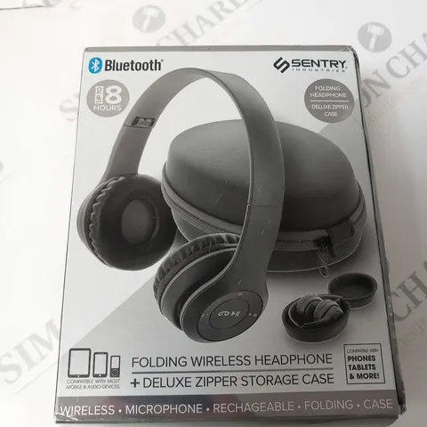 BOXED SENTRY BLUETOOTH FOLDING WIRELESS HEADPHONE